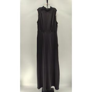 Lulu's Black Sleeveless Maxi Dress with High Neck